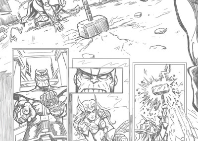 Angela vs Thanos